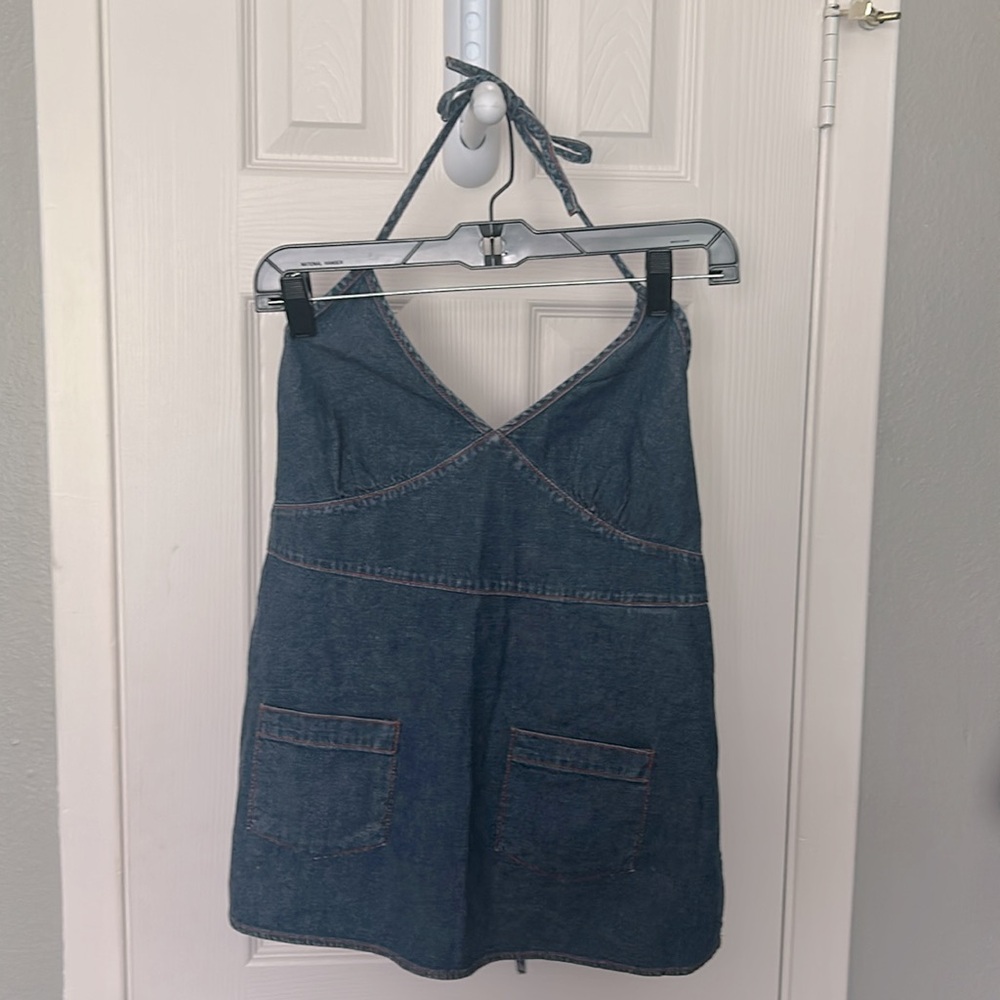 Vintage GAP Denim Back-Tie Halter